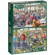 Load image into Gallery viewer, Falcon The Motorcycle Show 2 x 500 Pieced Jigsaw