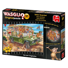 Load image into Gallery viewer, Wasgij Original 31 Safari Surprise 1000 Piece Jigsaw
