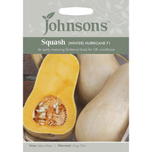 Load image into Gallery viewer, Johnsons Butternut Squash Seeds (Winter)
