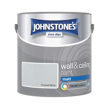 Load image into Gallery viewer, Johnstone&#39;s Wall &amp; Ceiling paint 2.5L - Frosted Silver