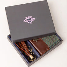 Load image into Gallery viewer, Womens Tweed Keyring &amp; Purse Gift Set Kate Check