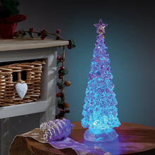 Load image into Gallery viewer, Three Kings Colour Changing SnowSwirl Ice Tree 30cm
