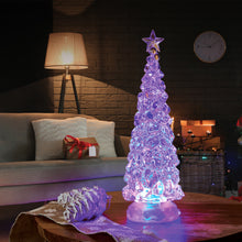 Load image into Gallery viewer, Three Kings Colour Changing SnowSwirl Ice Tree 30cm

