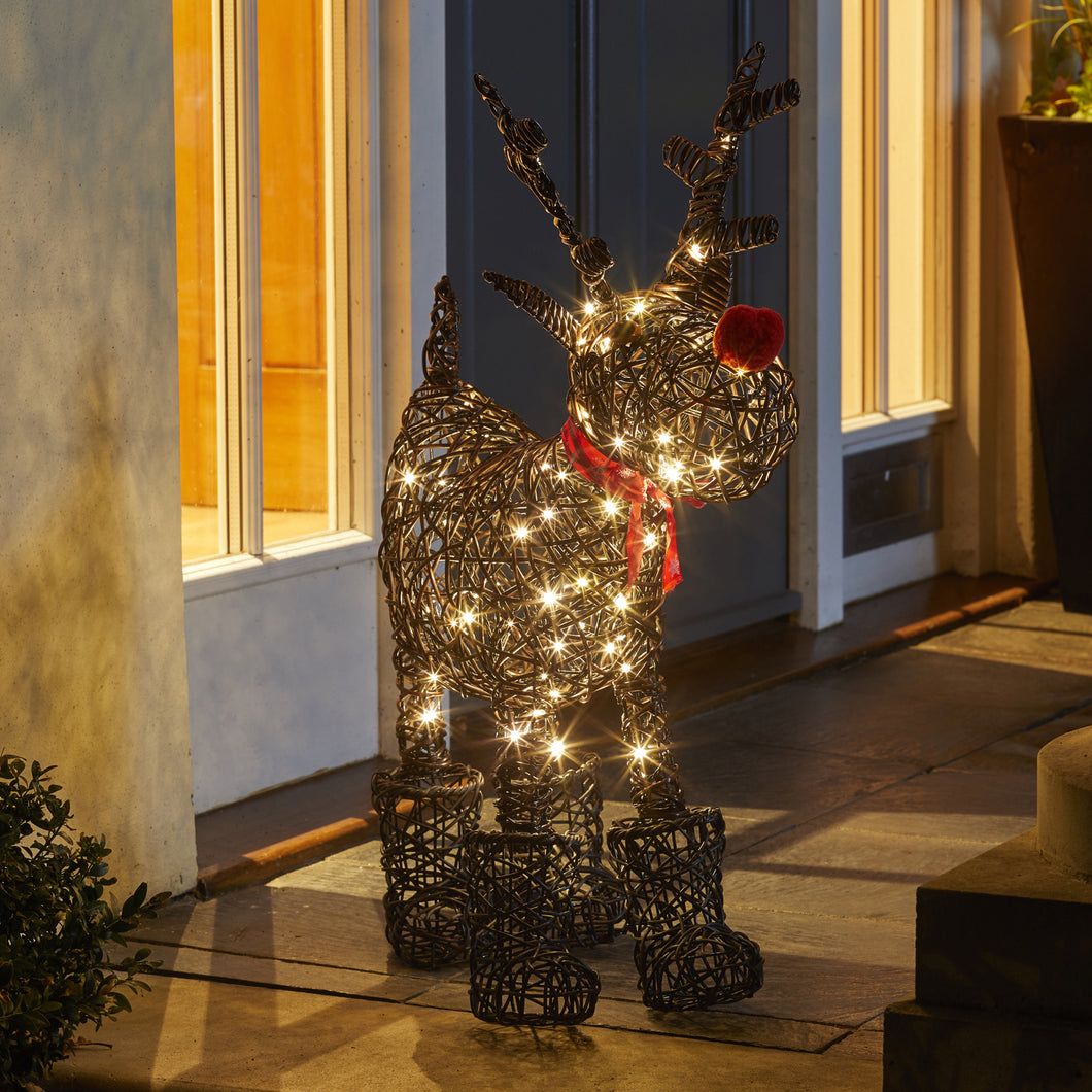 Three Kings LED Sparkly Rudolph
