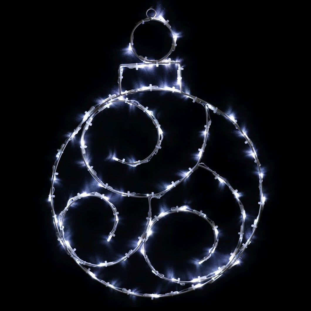 Festive Magic Twinkle LED Bauble Ornament 60cm