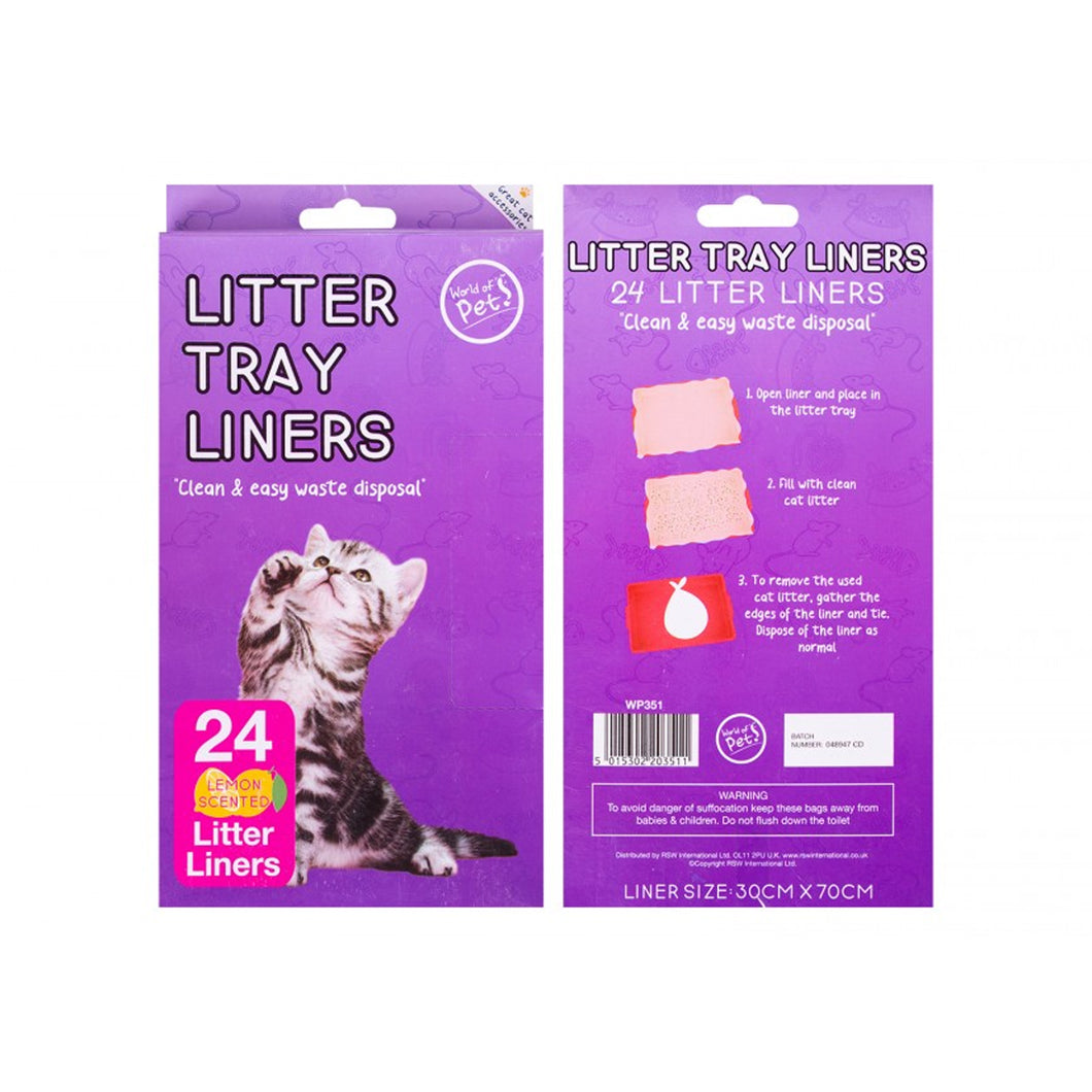 Litter Tray Liners 24pk