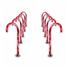 Load image into Gallery viewer, Festive Magic Candy Cane Lights 10pk
