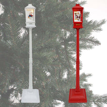 Load image into Gallery viewer, White and red lampposts