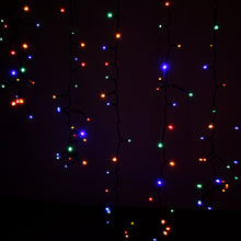 Load image into Gallery viewer, Festive Magic 200 LED Multicoloured Curtain Lights
