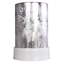 Load image into Gallery viewer, Baltus Hand Painted Iced Glass Metallic LED Lantern
