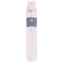 Load image into Gallery viewer, Ivory Faux Fur Long Hot Water Bottle
