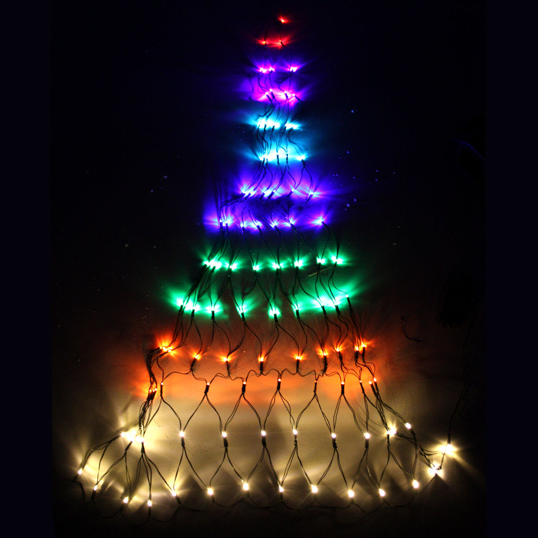 Festive Magic 105 Multicoloured LED Wall Net Lights
