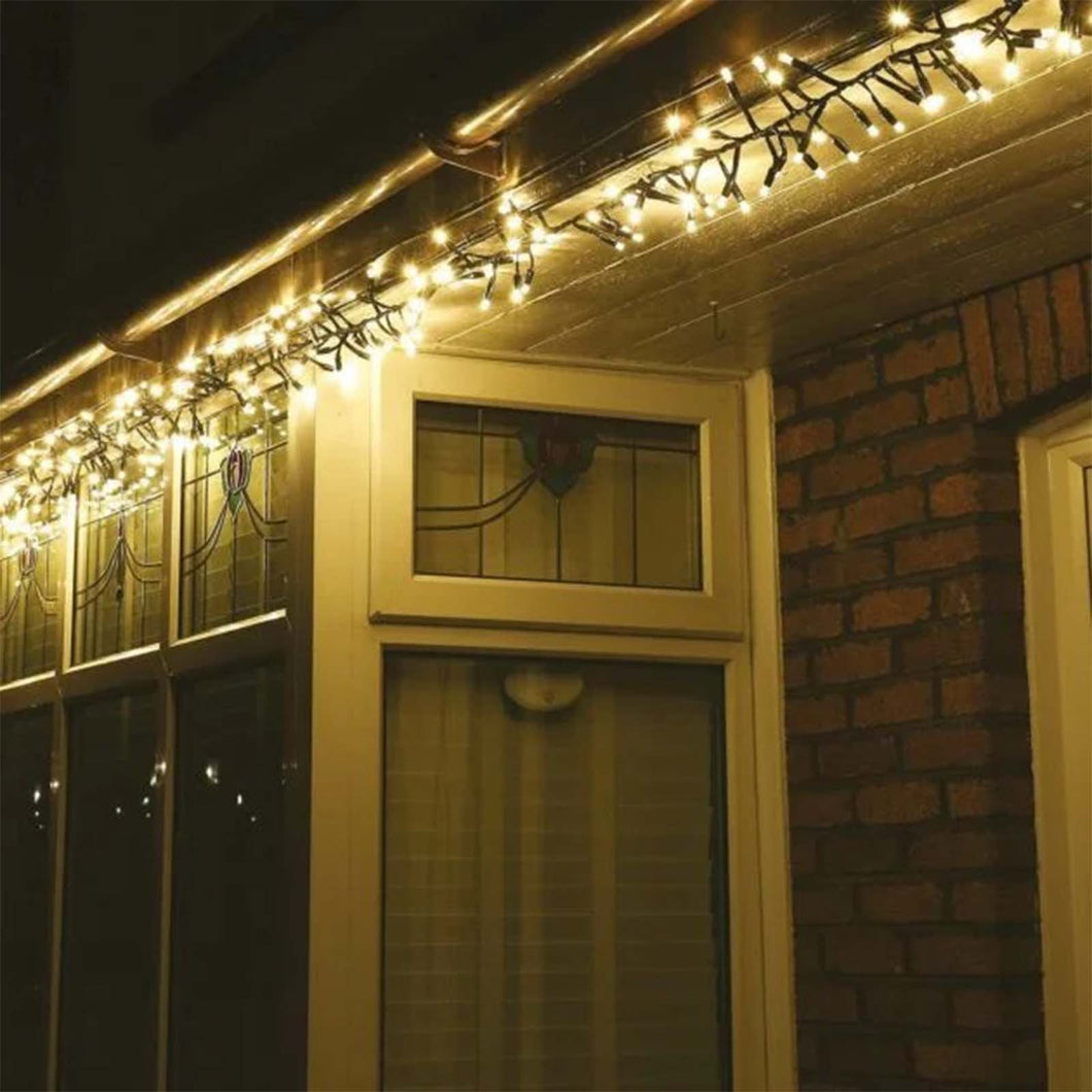 Warm white LED cluster lights