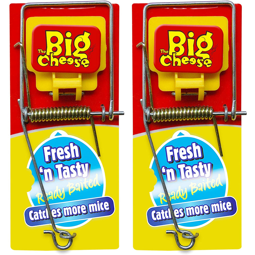 The Big Cheese Fresh Baited Mouse Trap 2 Pack