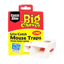 Load image into Gallery viewer, The Big Cheese Live Catch Mouse Traps 2 Pack