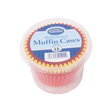 Load image into Gallery viewer, Multi Coloured Muffin Cases 48pk
