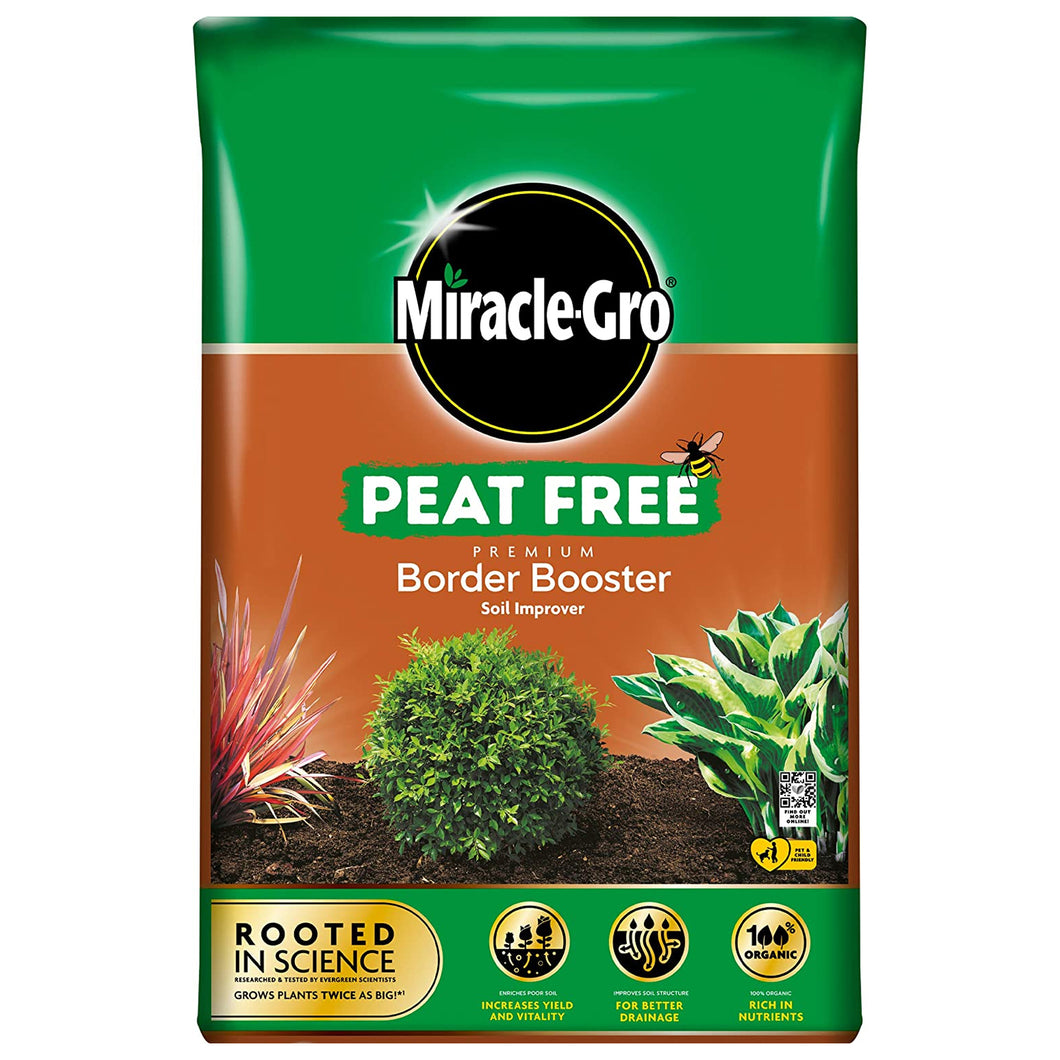Miracle-Gro Peat Free Border Booster Compost 40L