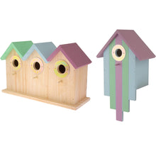 Load image into Gallery viewer, Multi Coloured Wooden Nesting Boxes
