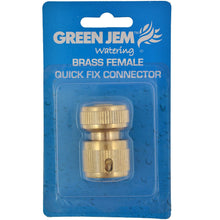 Load image into Gallery viewer, Green Jem Female Quick Fix Connector

