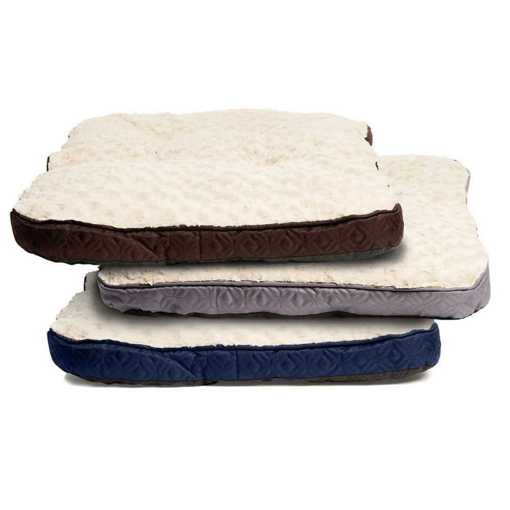 Rosewood Quilted & Swirl Dog Mattress Assorted