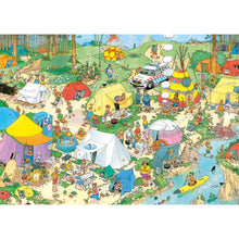 Load image into Gallery viewer, Jan Van Haasteren Camping in the Forest 1000 Piece Jigsaw