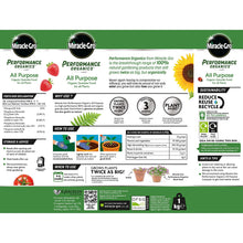 Load image into Gallery viewer, Miracle-Gro Performance Organics All Purpose Food 1KG

