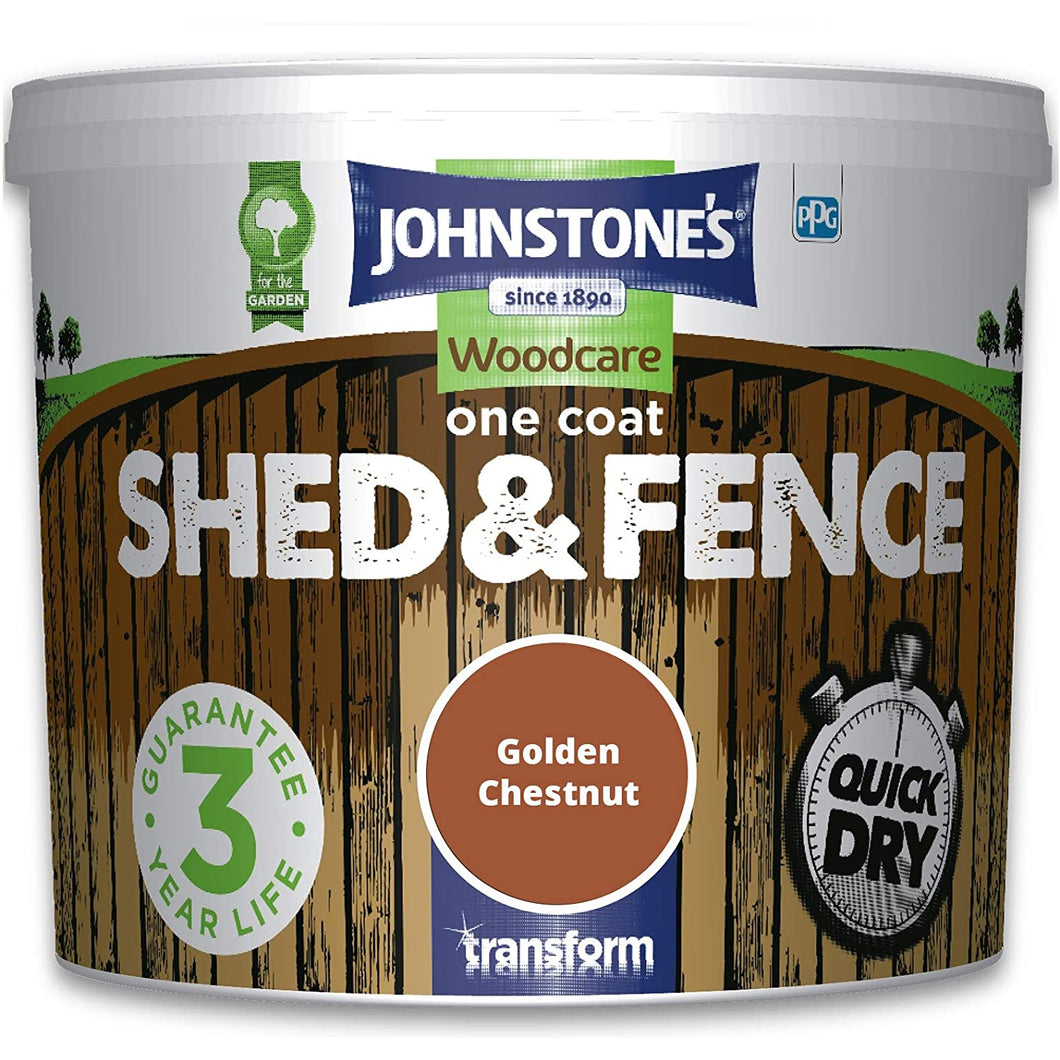 Johnstone's One Coat Shed & Fence Paint 9LTR