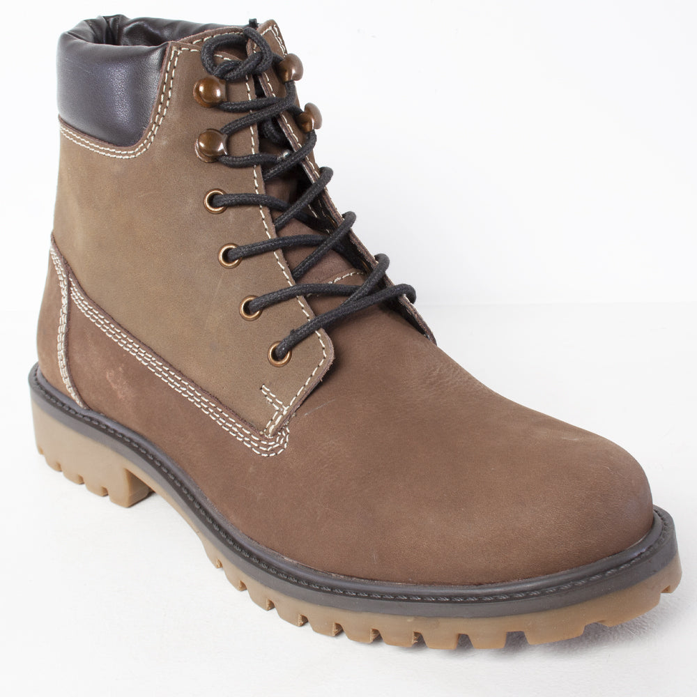 Norfolk Men's Lace Up Work Boots - Brown