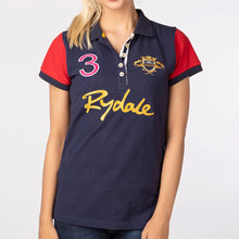 Load image into Gallery viewer, Ladies Equestrian Polo Top Navy Blue