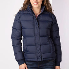 Load image into Gallery viewer, Navy Wansford Puffer Jacket