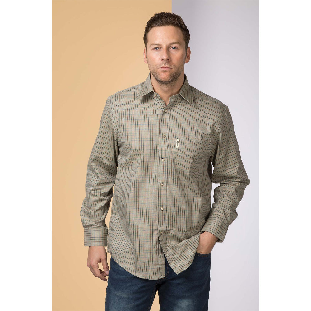 Rydale Men's Checked Long Sleeved Shirts - Poacher