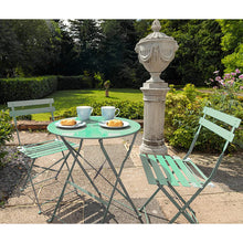 Load image into Gallery viewer, Royalcraft Padstow 2 Seater Bistro Sage Green Set