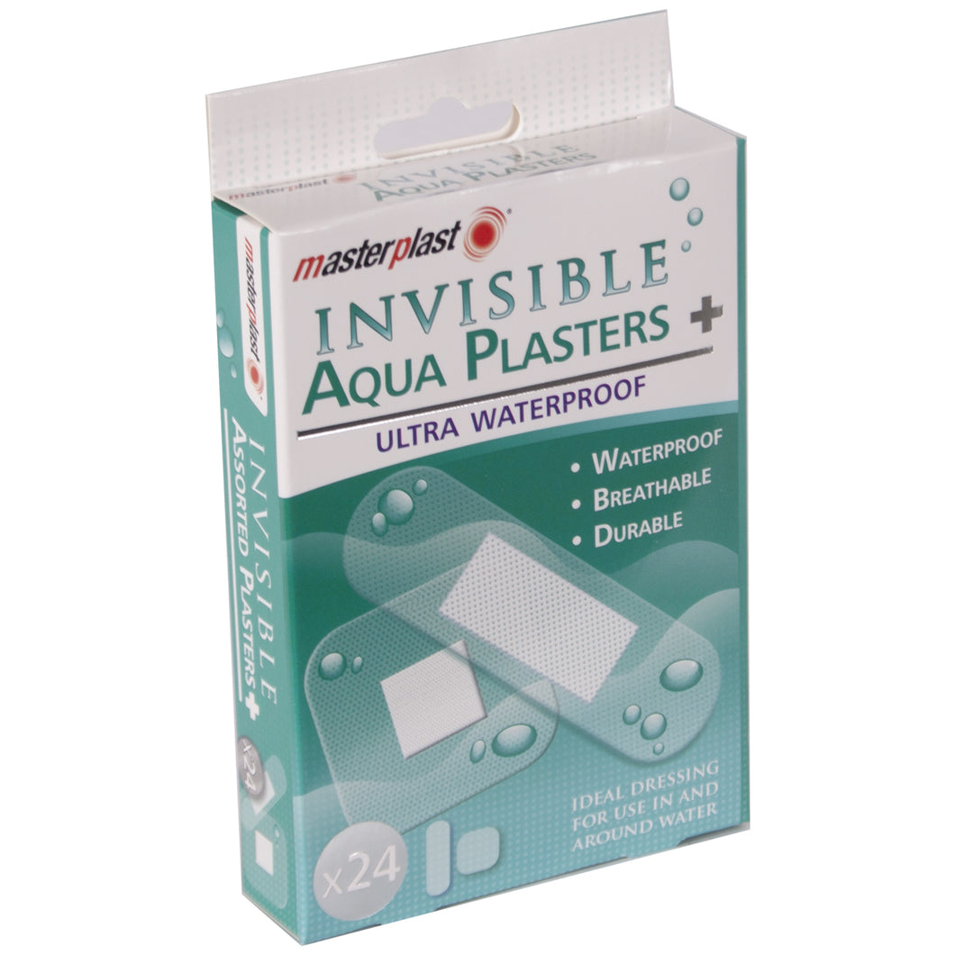 Masterplast Invisible Aqua Plasters 24pk