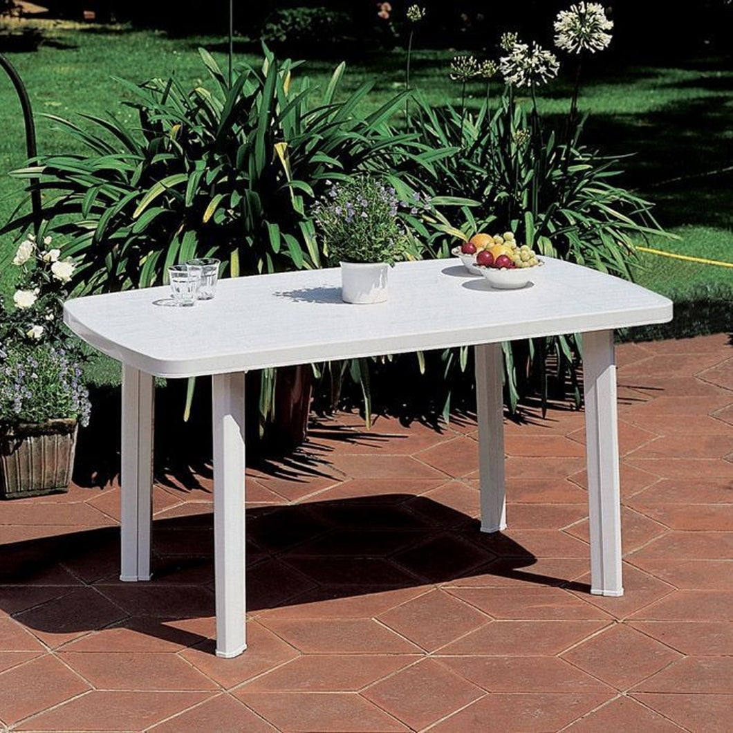 Plastic White Garden Table