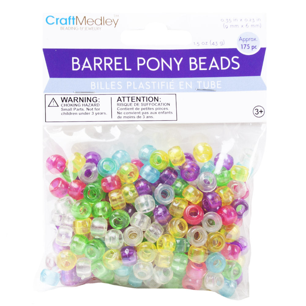 Craft Medley Barrel Pong Beads