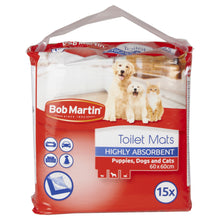 Load image into Gallery viewer, Bob Martin Toilet Mats 60x60cm 15 Pack

