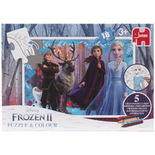 Load image into Gallery viewer, Frozen II Puzzle &amp; Colour