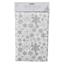 Load image into Gallery viewer, Snowflakes Tablecloth 132x178cm Assorted
