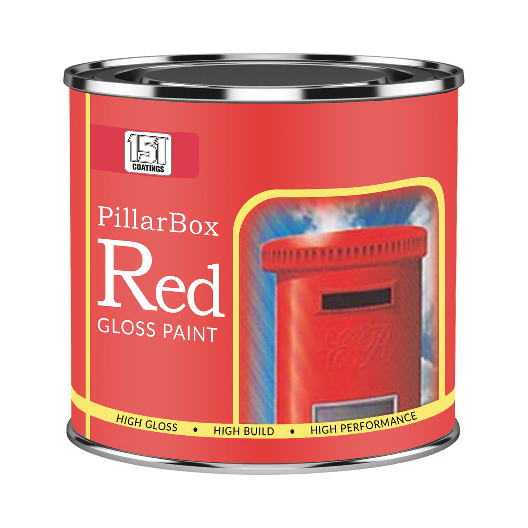 Pillar Post Box Red Gloss Paint