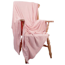 Load image into Gallery viewer, Pink Soft Fleece Snuggle Throw 150x180cm
