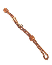 Load image into Gallery viewer, Tan Leather Plaited Equestrian Bracelet