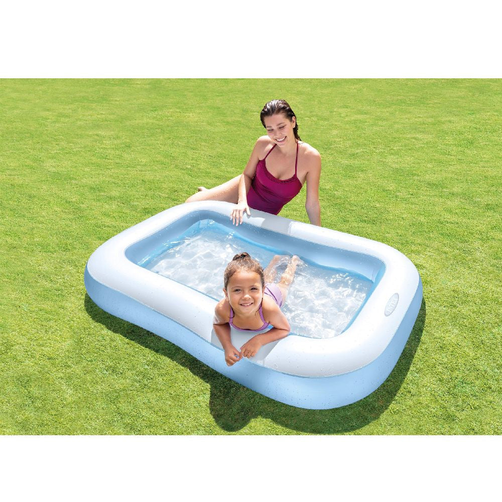 Intex Rectangular Baby Pool With Soft Inflatable Floor 65.5