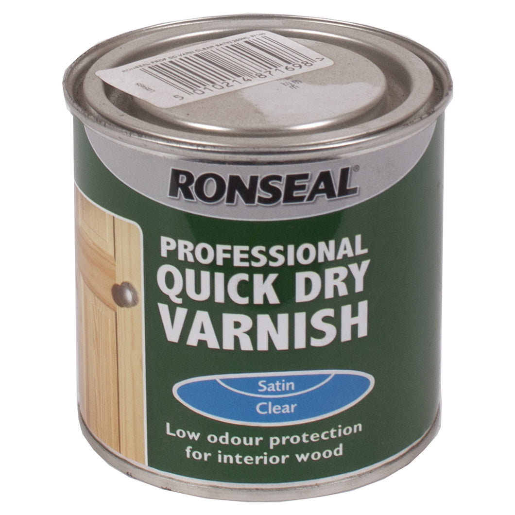 Ronseal Satin Clear Varnish 250ml
