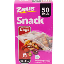 Load image into Gallery viewer, Resealable Food Bags 50pk