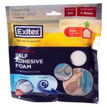 Load image into Gallery viewer, Exitex Extra Thick Self Adhesive Foam