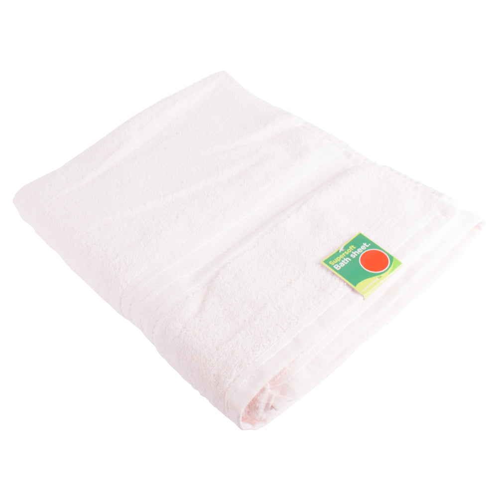 Light Pink Cotton Bath Sheet