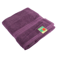 Load image into Gallery viewer, 100% Cotton Aubergine Purple Bath Sheet
