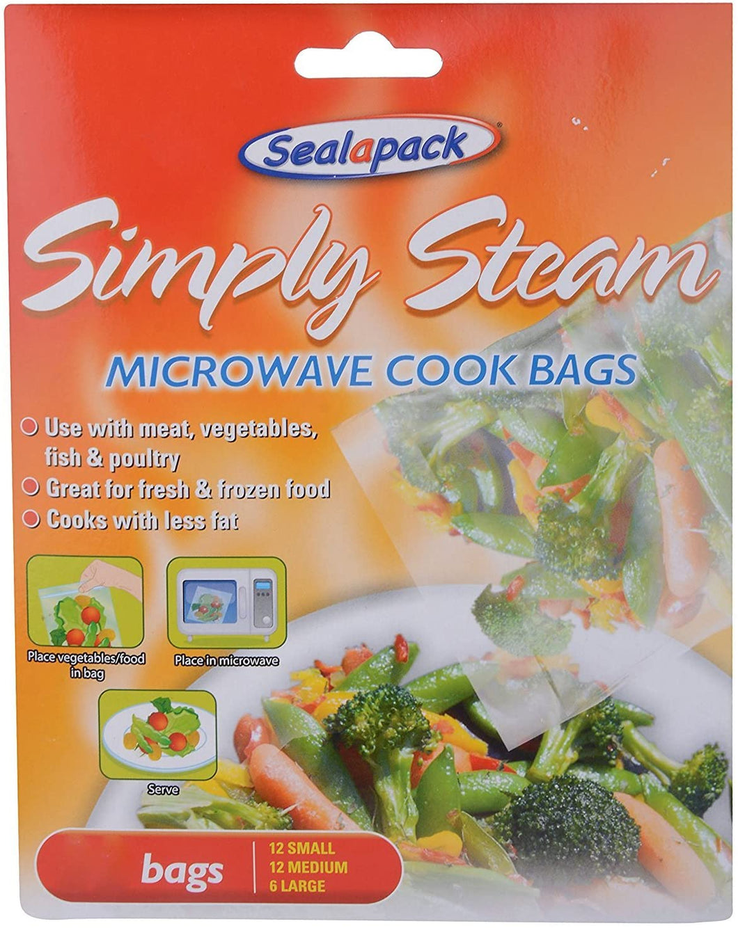 Sealapack Simple Steam Cook Bags 30 Pack