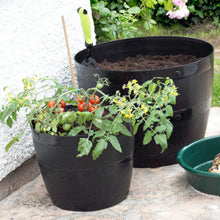 Load image into Gallery viewer, Whitefurze Small &amp; Large Barrel Planter Set
