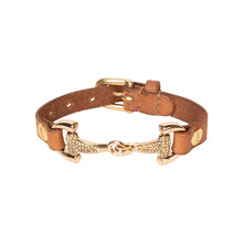 Load image into Gallery viewer, Rydale Snaffle Leather Bracelet For Women - Tan